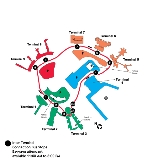 JFK Map